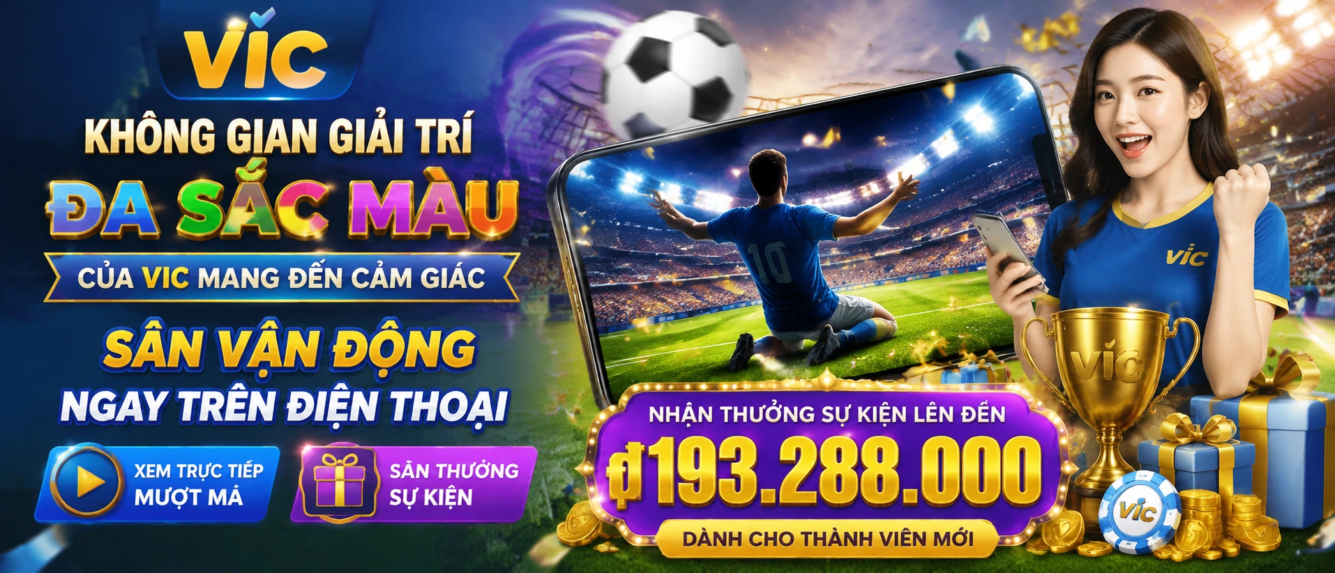 Khu vực ưu đãi và đăng ký trên vic.com.bz