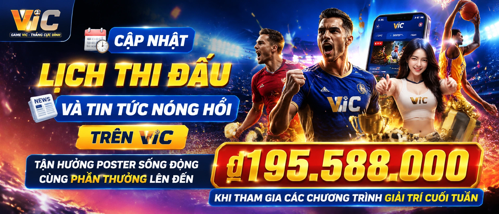 Khung trải nghiệm game di động của vic.com.bz