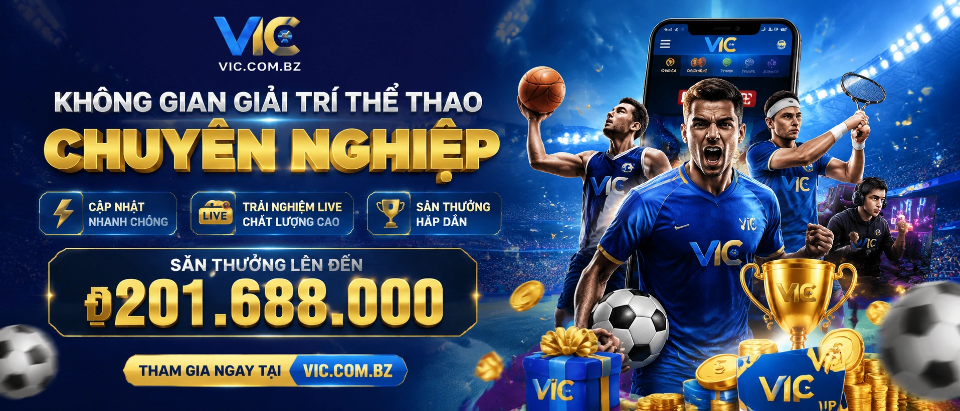 Trải nghiệm di động của vic.com.bz trên màn hình điện thoại